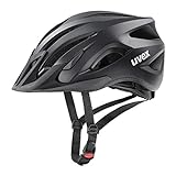 uvex viva 3 - leichter Allround-Helm für Damen und Herren - individuelle Größenanpassung - waschbare Innenausstattung - black matt - 56-62 cm
