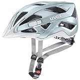 Uvex Unisex – Erwachsene, active Fahrradhelm, aqua white, 52-57 cm