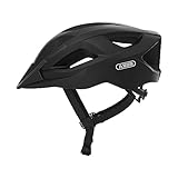 ABUS Allround-Fahrradhelm Aduro 2.1 - in sportivem Design für den Stadtverkehr, Landstraßen und Trails - für Damen und Herren - Schwarz Matt, Größe M