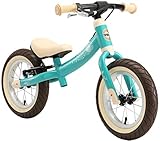 BIKESTAR Kinder Laufrad Lauflernrad Kinderrad für Jungen und Mädchen ab 3-4 Jahre | 12 Zoll Sport Kinderlaufrad | Türkis | Risikofrei Testen