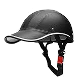 Fahrradhelm Herren Damen Winddicht verstellbar Outdoor Schutzhelm für Rennrad, MTB Fahrrad, Scooter, Skateboard Helm(Schwarz)