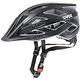 uvex i-vo cc - leichter Allround-Helm für Damen und Herren - individuelle Größenanpassung - erweiterbar mit LED-Licht - black matt - 56-60 cm