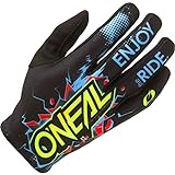 O'NEAL | Fahrrad- & Motocross-Handschuhe | Kinder | MX MTB DH FR Downhill Freeride | Langlebige, Flexible Materialien, belüftete Handoberseite | Matrix Youth Glove Villain | Schwarz | Größe M